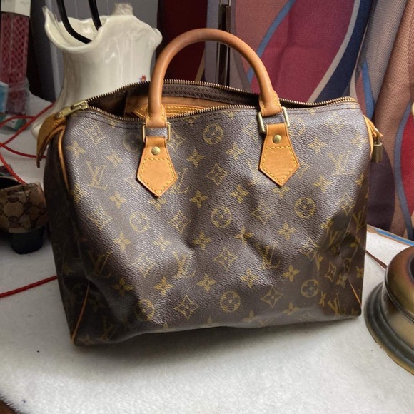 Speedy 30 mono Louis Vuitton - Picture 2 of 8